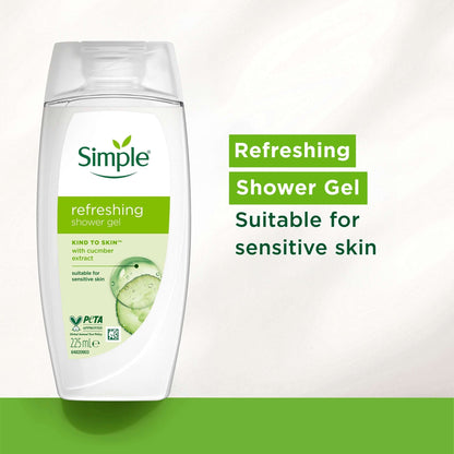 Simple Refreshing Shower Gel Body Wash 225ml — image 2