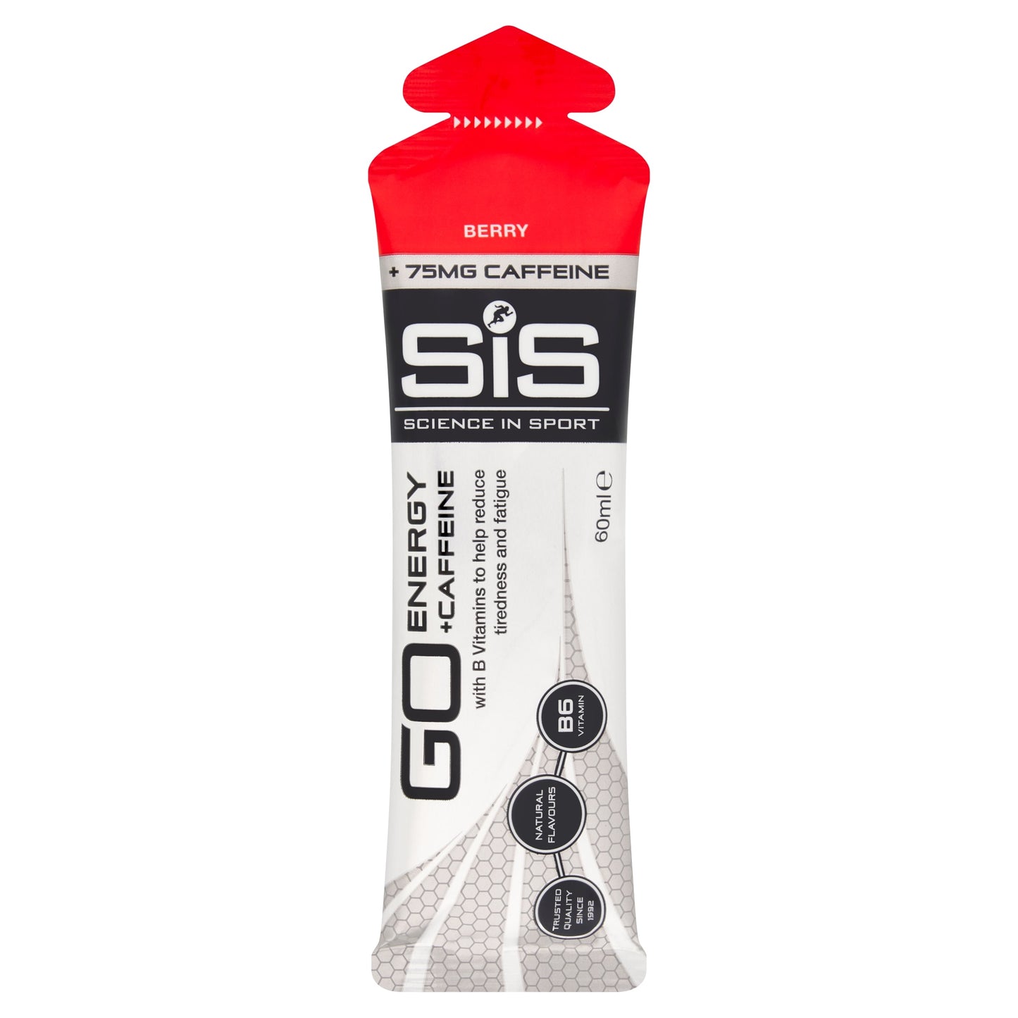 SiS GO Energy +Caffeine Gel - Berry Maltodextrin 60ml — image 1