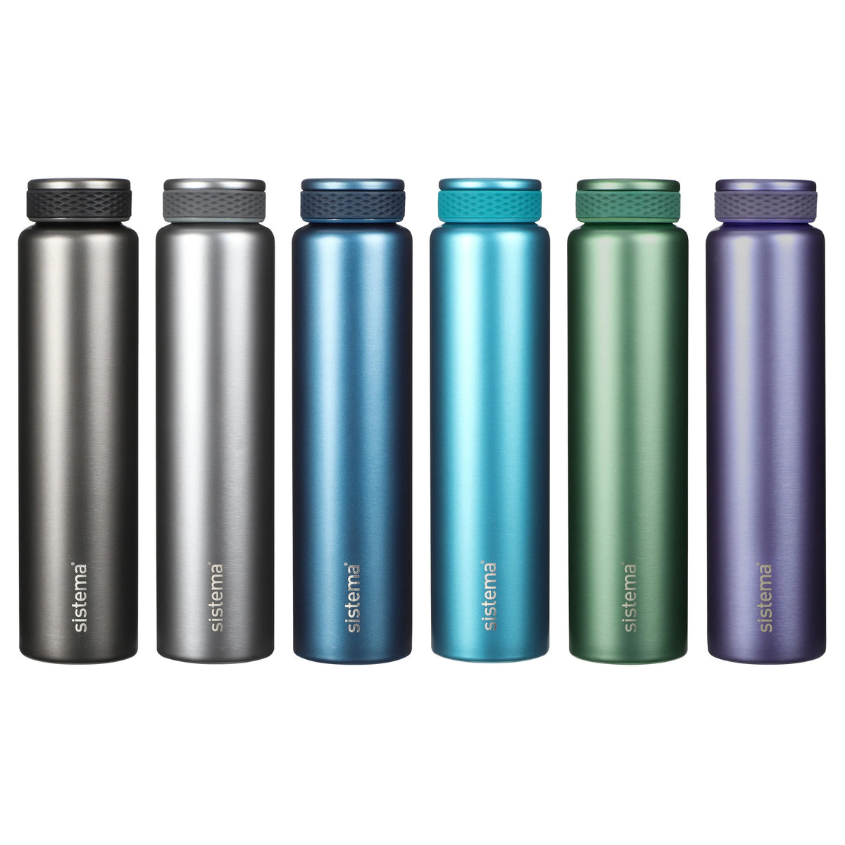 Sistema Chic Stainless Steel Water Bottle Assorted 280ml — image 3