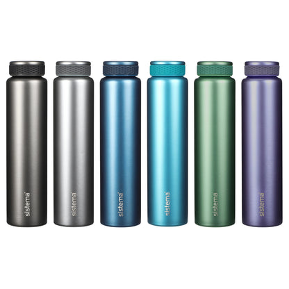 Sistema Chic Stainless Steel Water Bottle Assorted 280ml — image 3