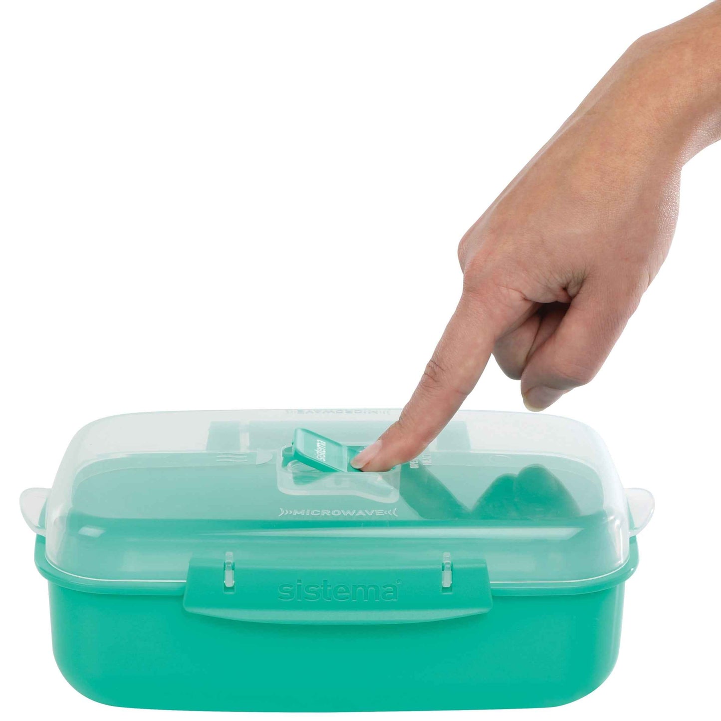 Sistema Microwave Rectangular Food Storage Bowl 1.25l