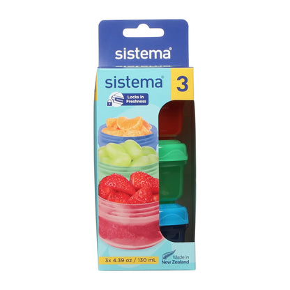 Sistema Mini Bites To Go Lunch Snack Box 130ml 3 Pack — image 3
