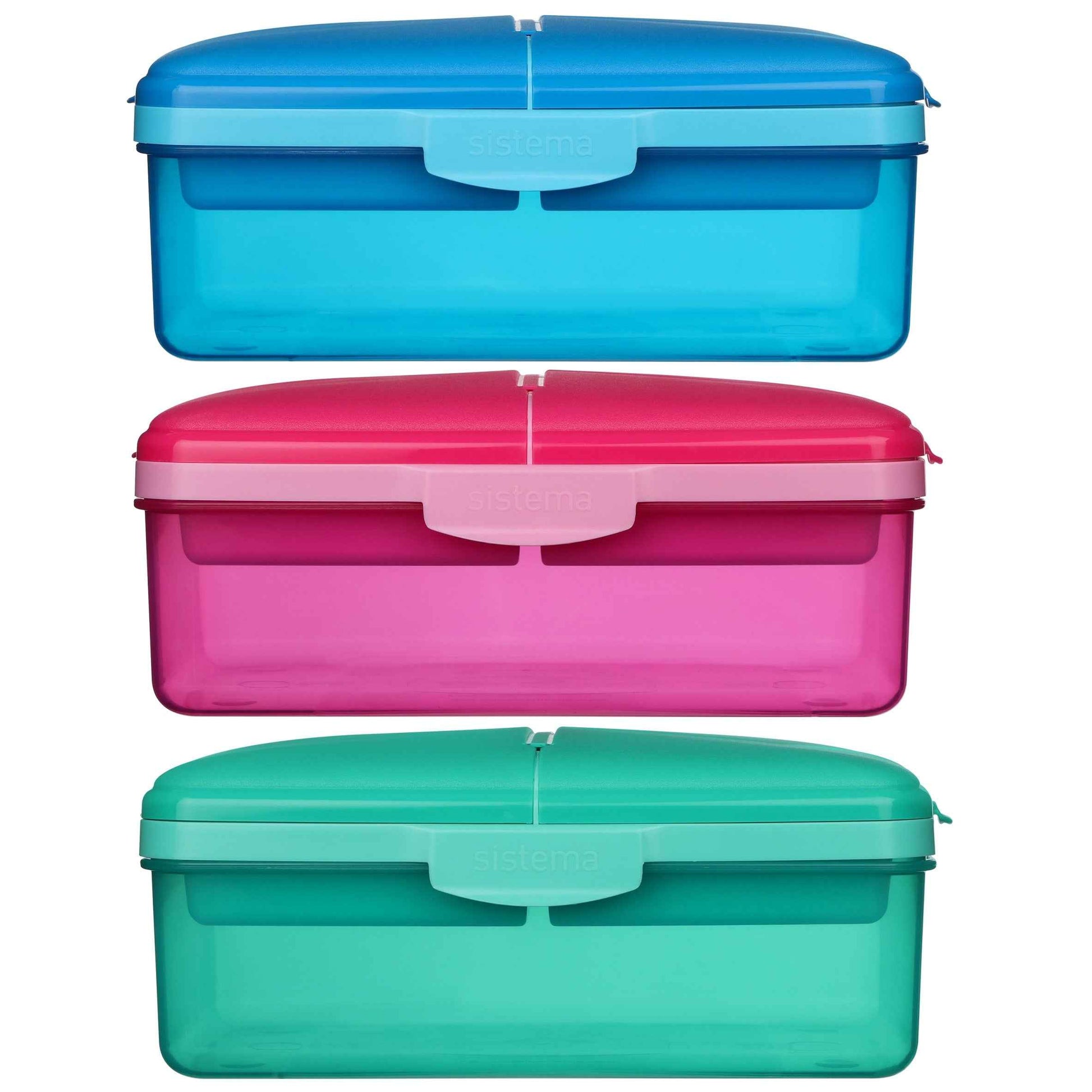 Sistema Slimline Quaddie Food Storage 1.5l With Water Bottle