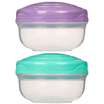 Sistema To Go Portion Pod Food Storage 2 Pack 210ml — image 3