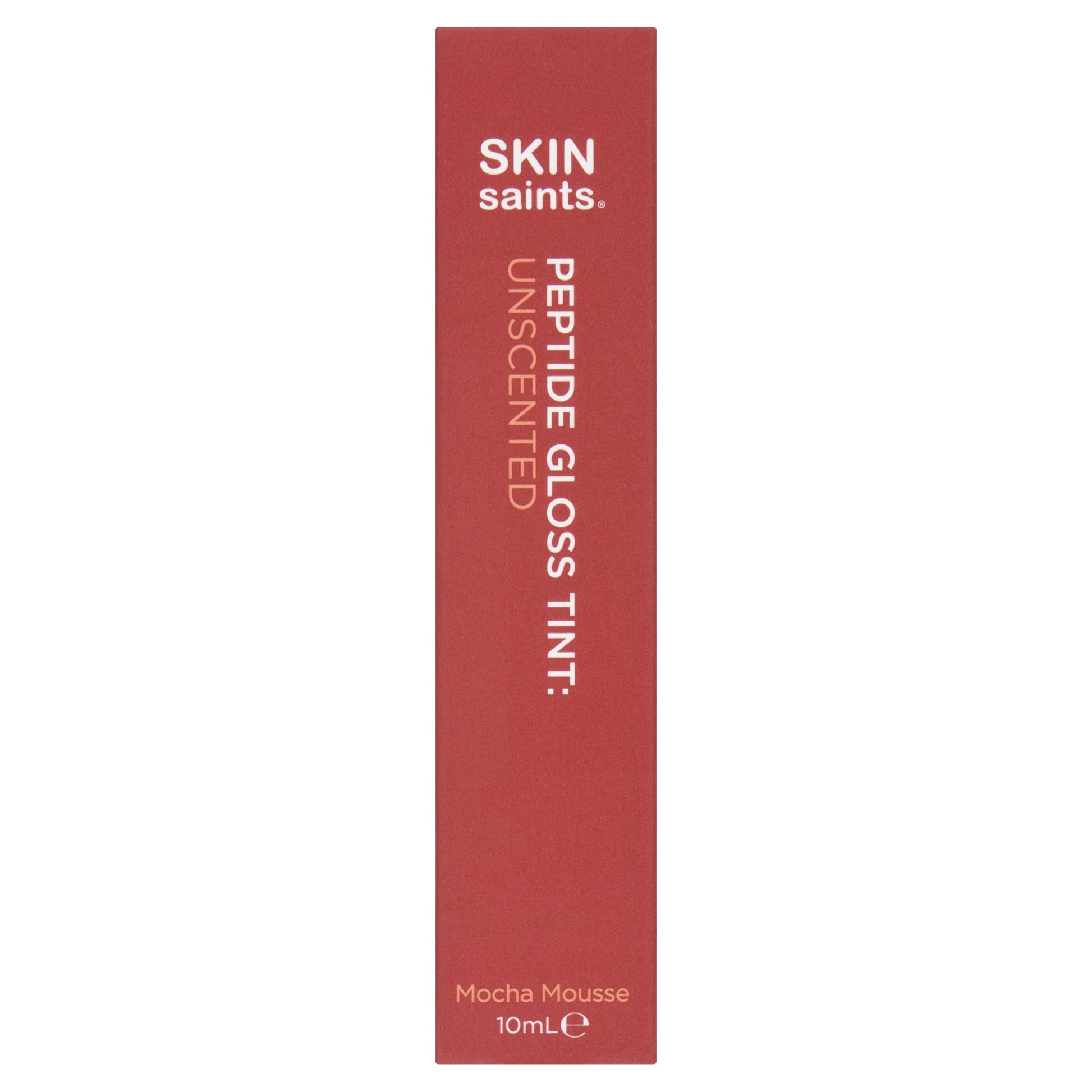Skin Saints Peptide Gloss Tint Unscented Mocha Mousse 10ml — image 1