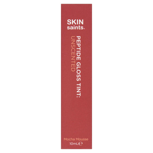 SKIN saints Peptide Gloss Tint Unscented Mocha Mousse 10ml