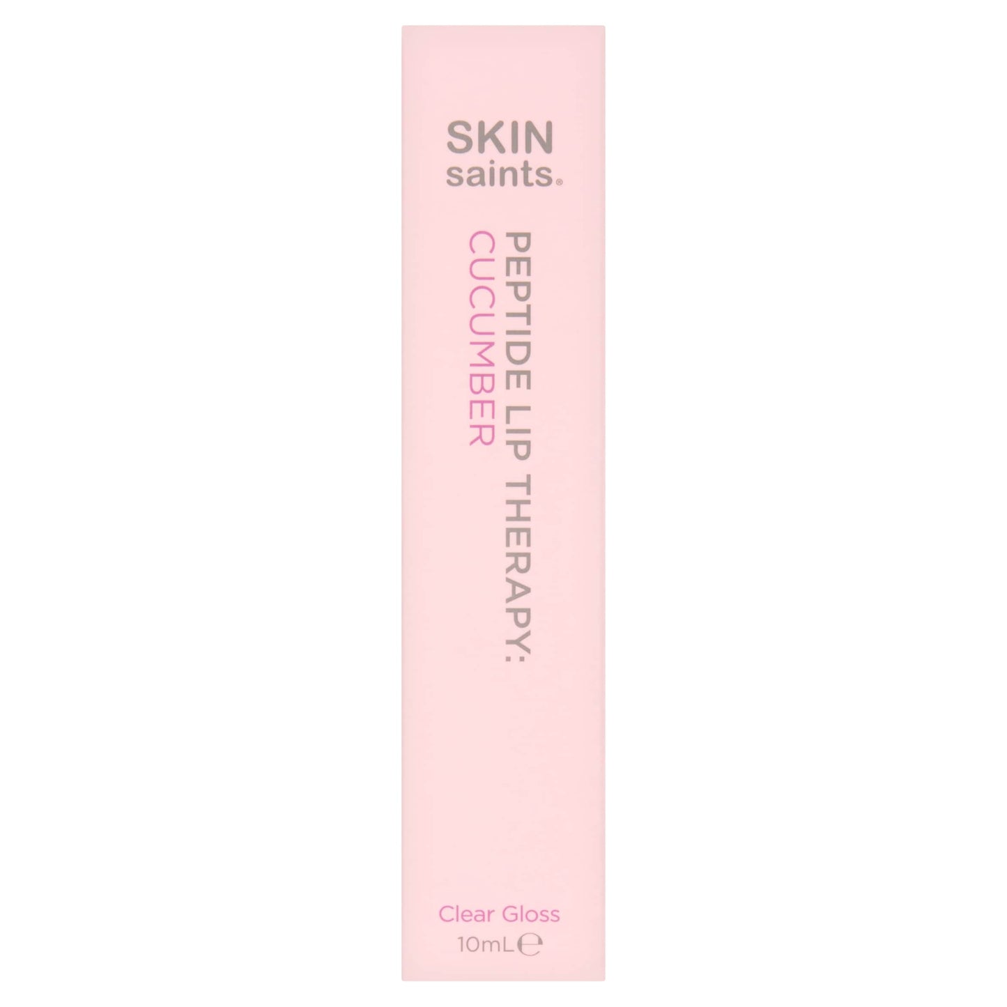Skin Saints Peptide Lip Therapy Cucumber Clear Gloss 10ml — image 1