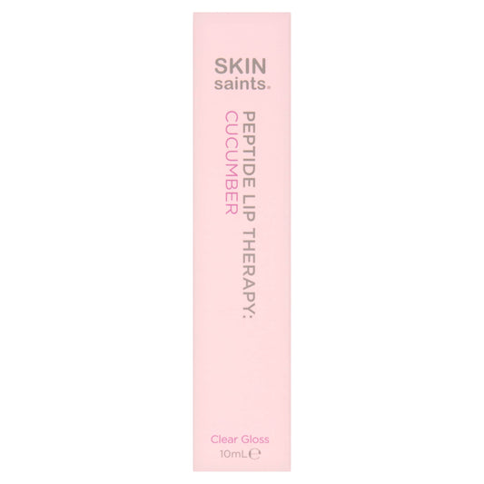 Skin Saints Peptide Lip Therapy Cucumber Clear Gloss 10ml — image 1