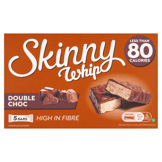 Skinny Whip Double Chocolate Nougat Bars 5 x 20g — image 1