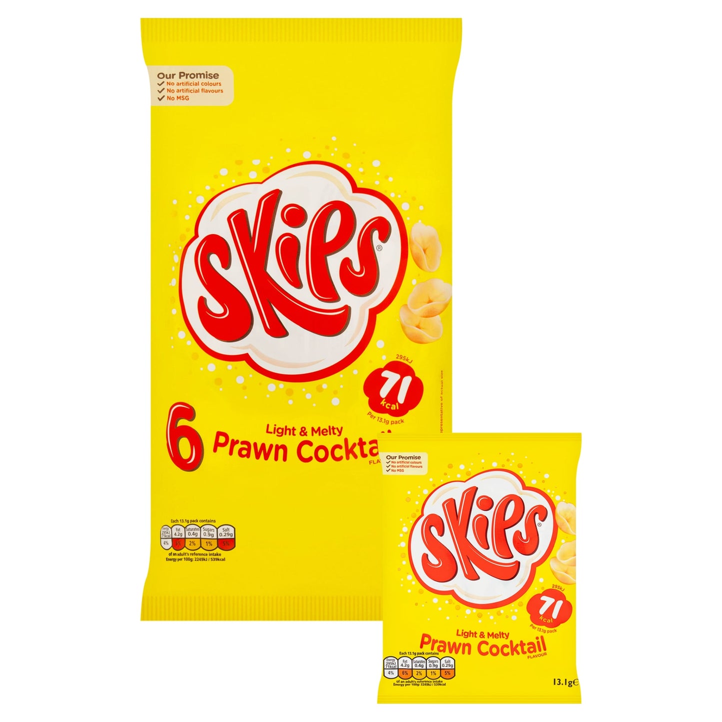 Skips Prawn Cocktail Multipack Crisps 6x13.1g — image 2