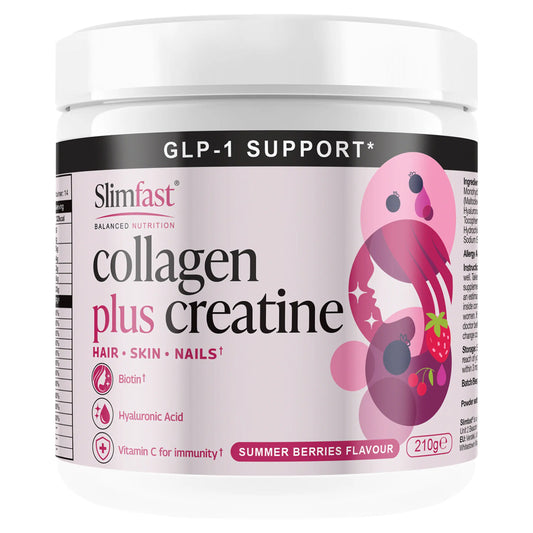 SlimFast Collagen Plus Creatine Summer Berries Flavour 14 Servings 210g — image 1