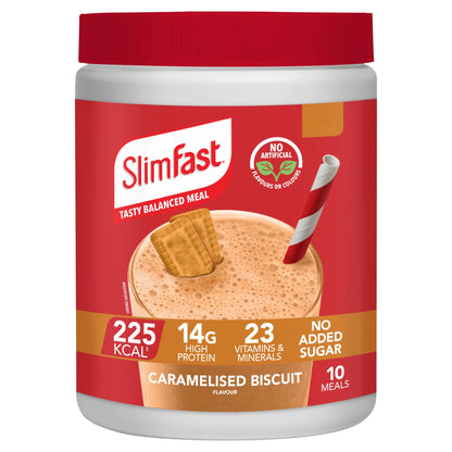 SlimFast Meal Replacement Powder - Caramelised Biscuit 365g — image 1