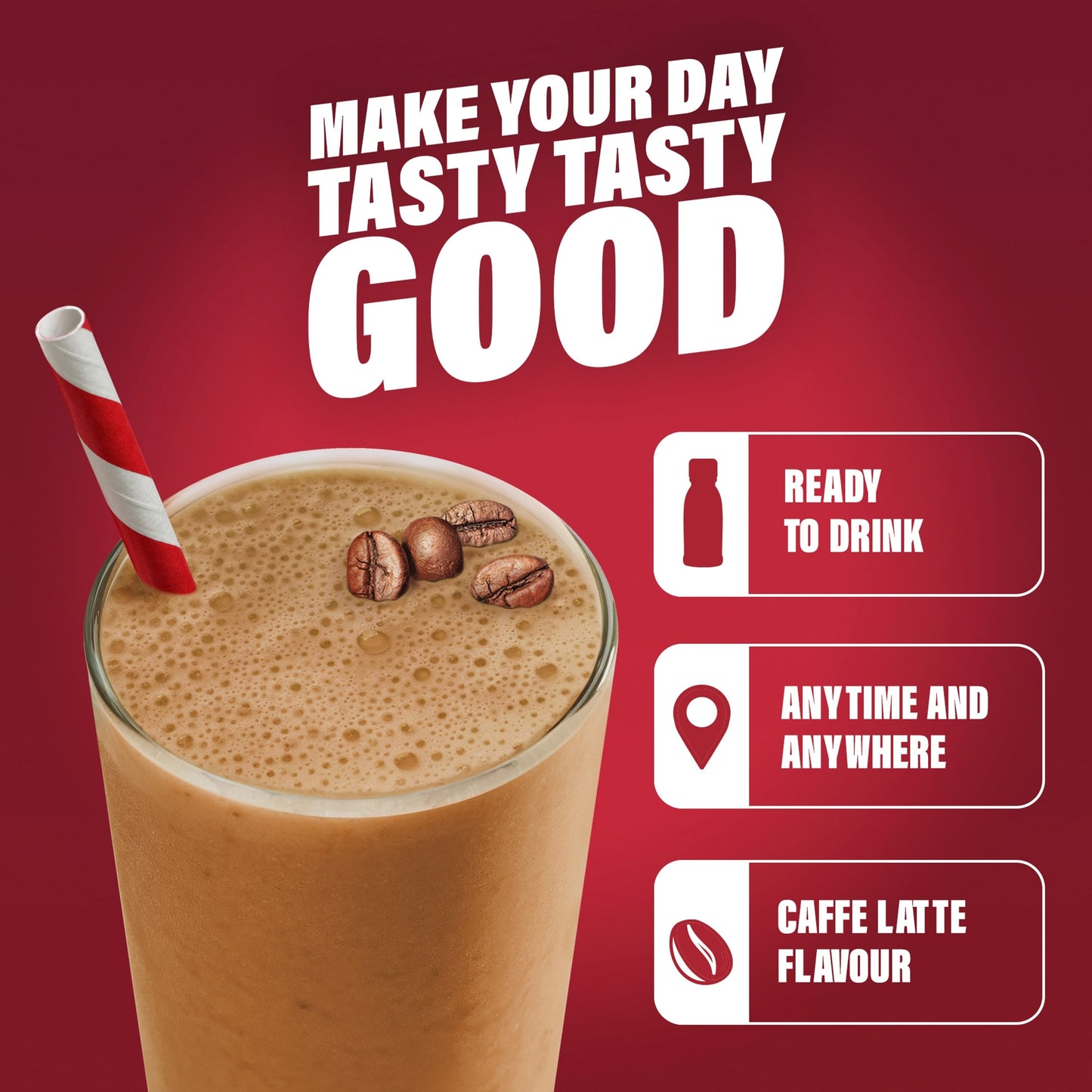 SlimFast Meal Replacement Shake - CafÃ© Latte 6 x 325ml — image 4