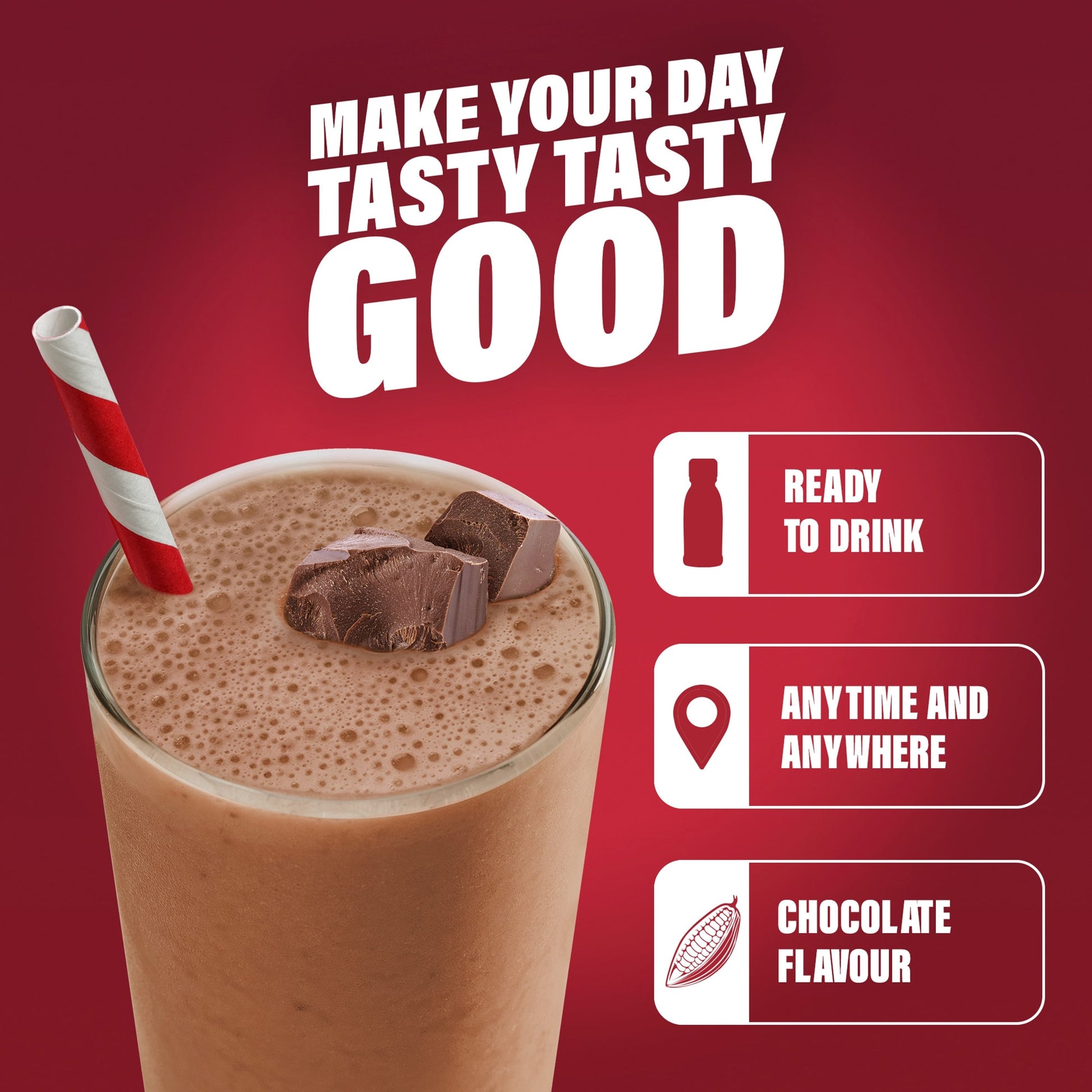 SlimFast Meal Replacement Shake - Chunky Chocolate 6 x 325ml — image 4