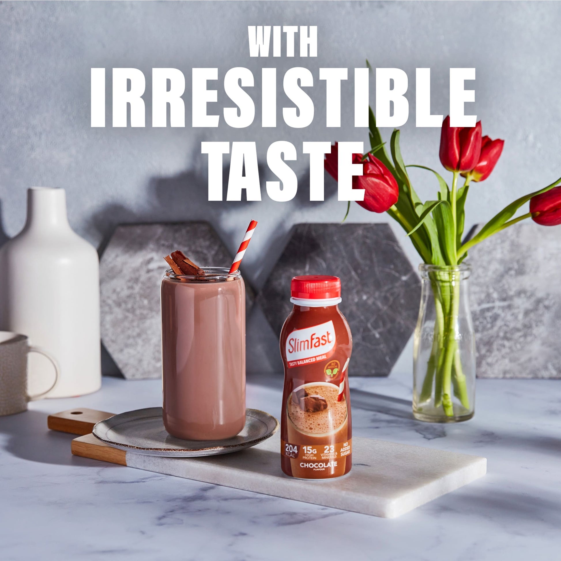 SlimFast Meal Replacement Shake - Chunky Chocolate 6 x 325ml — image 5