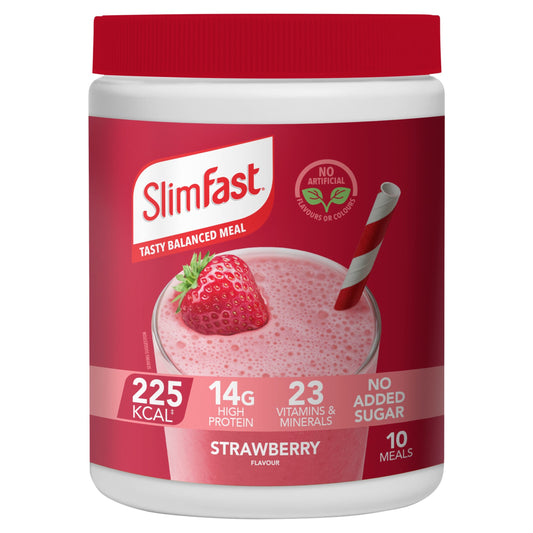 SlimFast Meal Replacement Shake Powder - Strawberry Flavour 365g — image 1