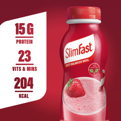 SlimFast Meal Replacement Shake - Strawberry Multipack 6 x 325ml — image 2