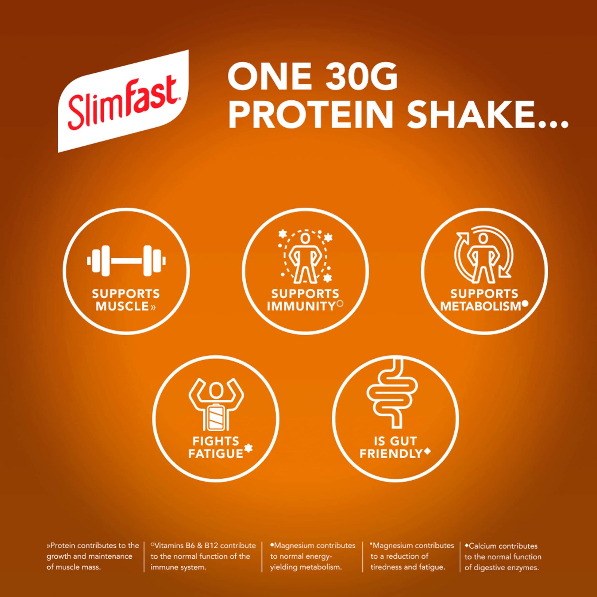 SlimFast Salted Caramel Latte 30g Protein Shake Multipack - 4 x 325ml — image 3