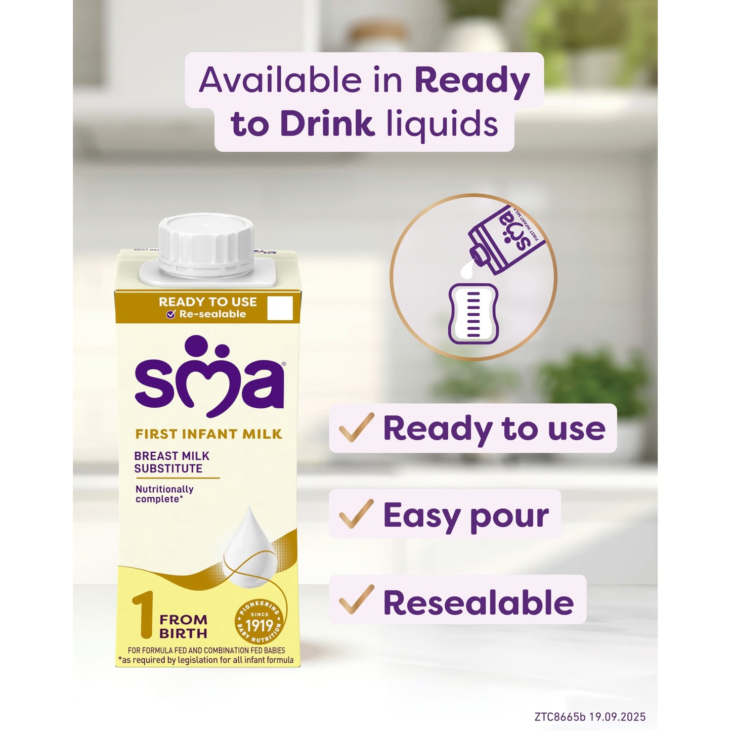SMA First Infant Baby Milk Powder Formula From Birth 800g — image 4