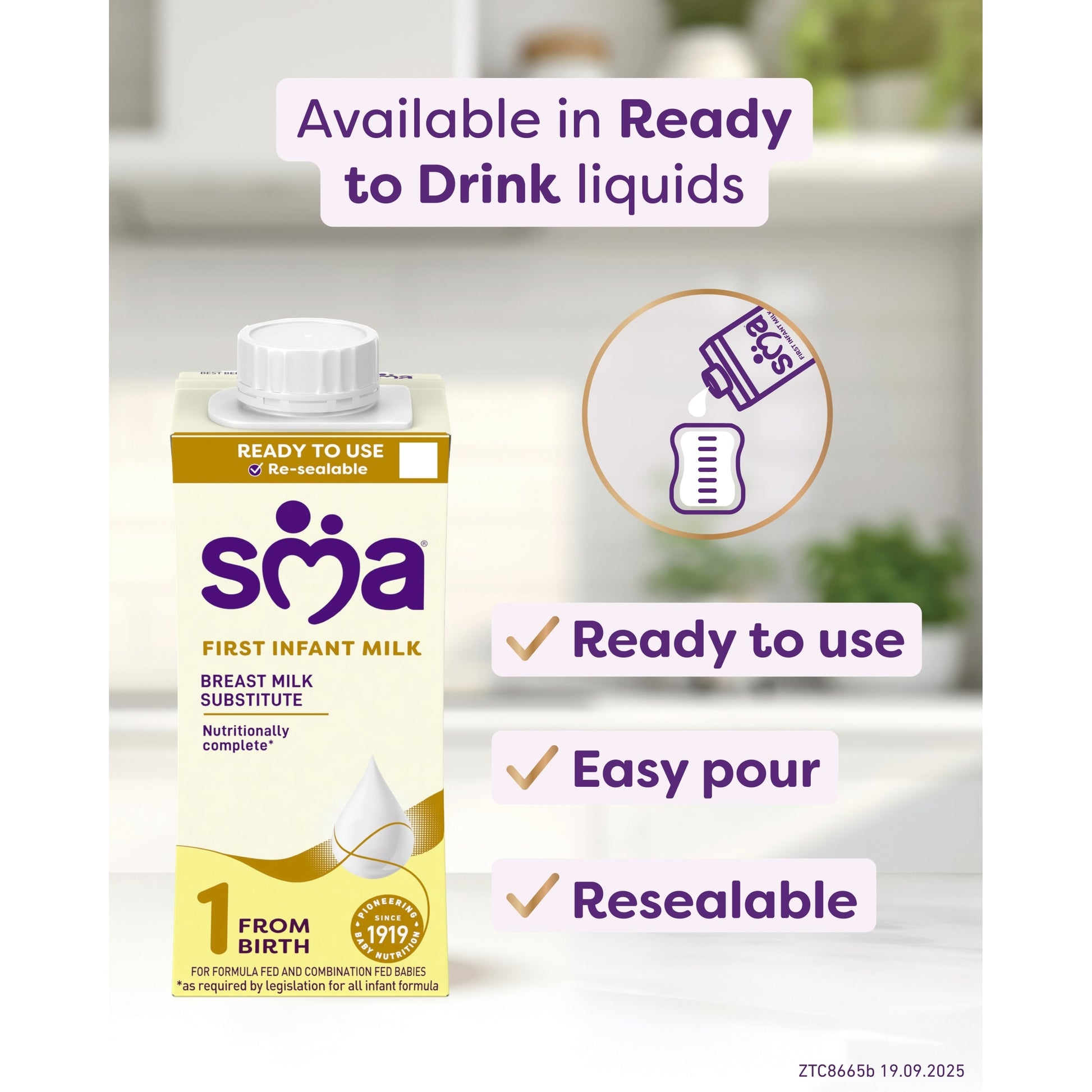 SMA First Infant Baby Milk Powder Formula From Birth 800g — image 4