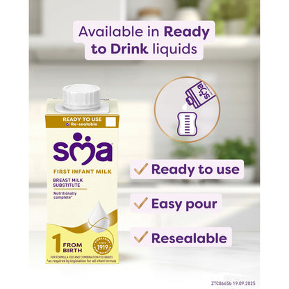 SMA First Infant Baby Milk Powder Formula From Birth 800g — image 4