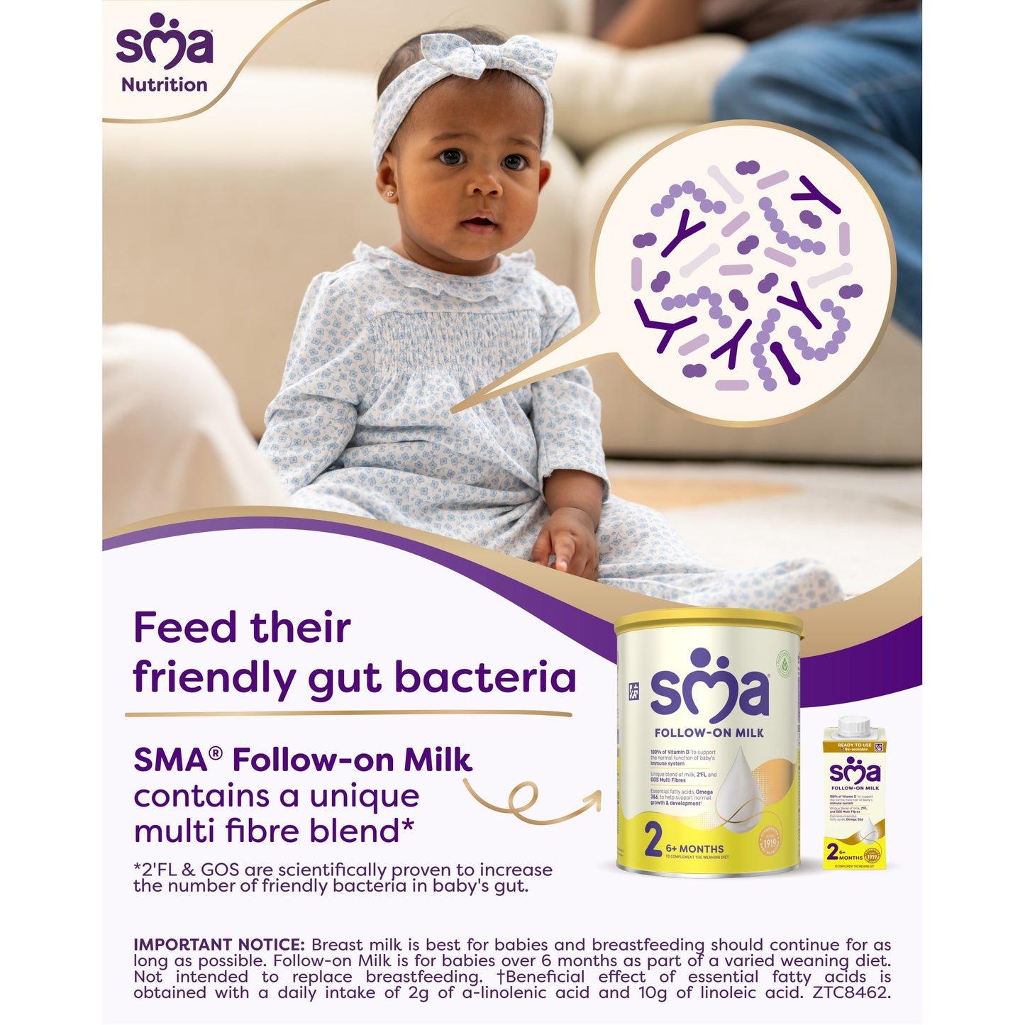 SMA Follow-On Baby Milk Powder Formula 6-12 Months 800 G — image 3