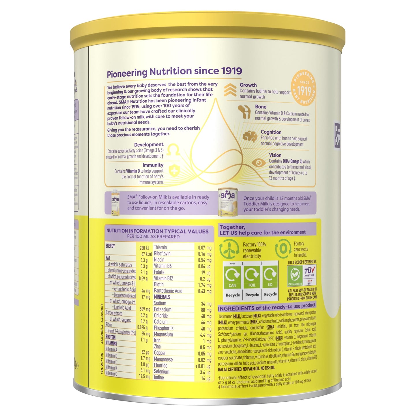 SMA Follow-On Baby Milk Powder Formula 6-12 Months 800 G — image 5