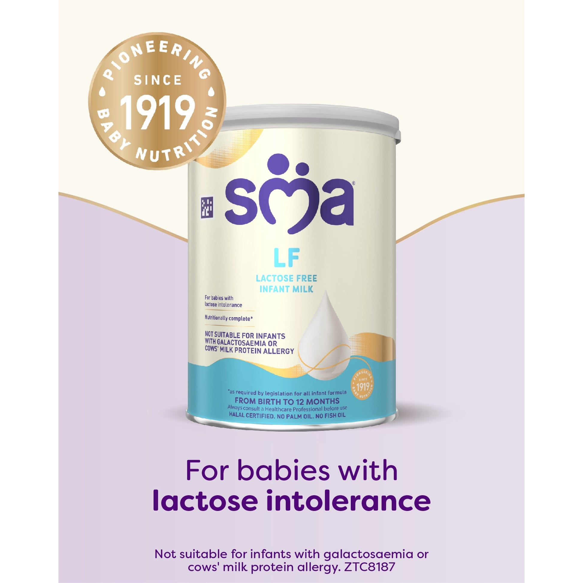 SMA Lactose Free Infant Baby Milk Formula Powder from Birth 800g — image 4