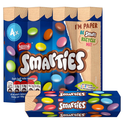 Smarties Milk Chocolate Tube Multipack 34g 4 Pack — image 2