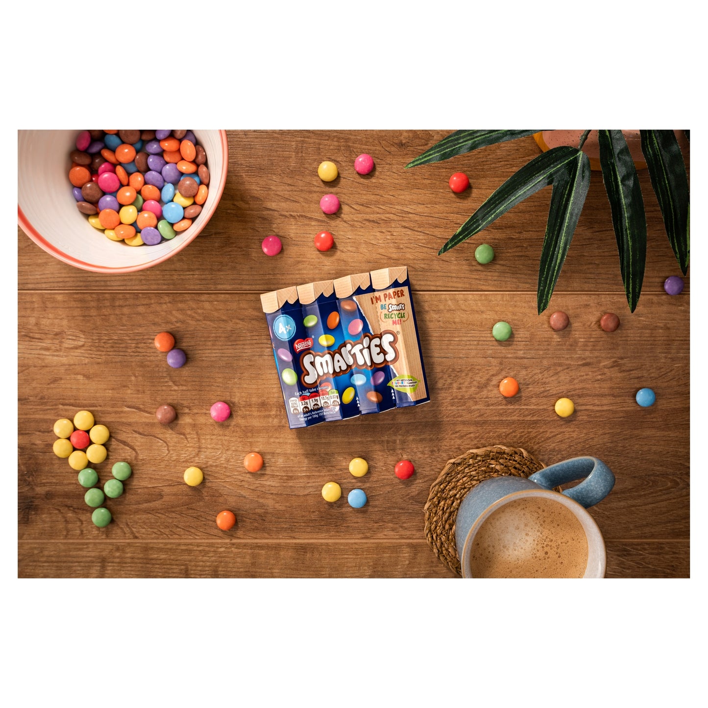 Smarties Milk Chocolate Tube Multipack 34g 4 Pack — image 3