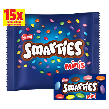 Smarties Mini Cartons Chocolate 15 Pack Multipack 216g — image 1