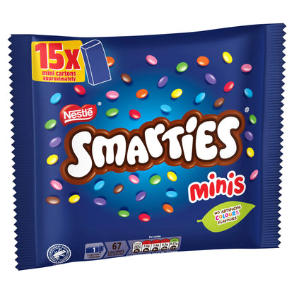 Smarties Mini Cartons Chocolate 15 Pack Multipack 216g — image 2