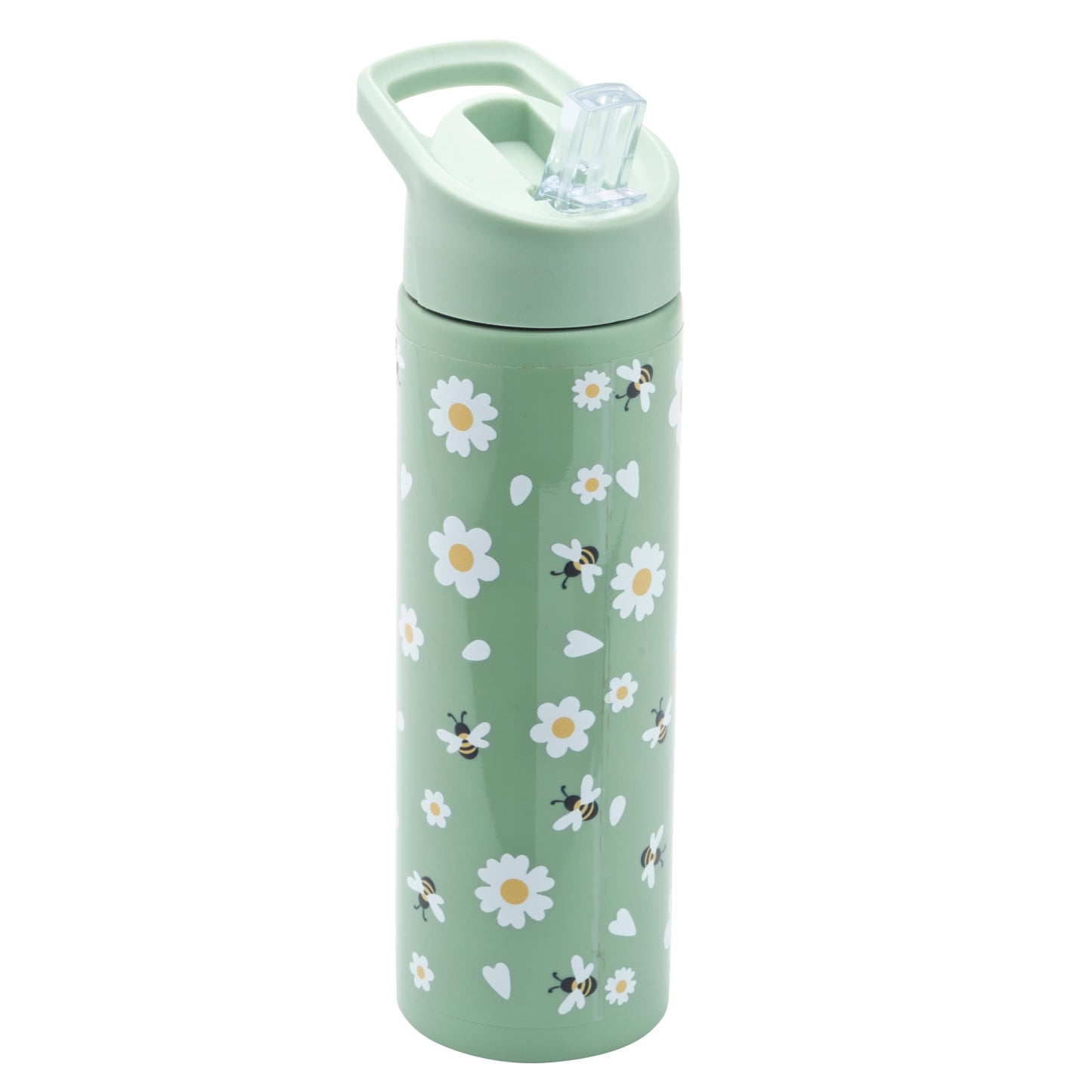 Smash Sage Daisy Bee Stainless Steel Sipper Water Bottle 750ml — image 1