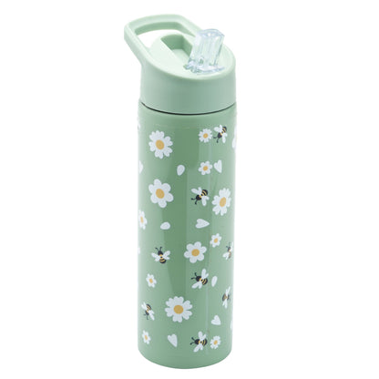 Smash Sage Daisy Bee Stainless Steel Sipper Water Bottle 750ml — image 1