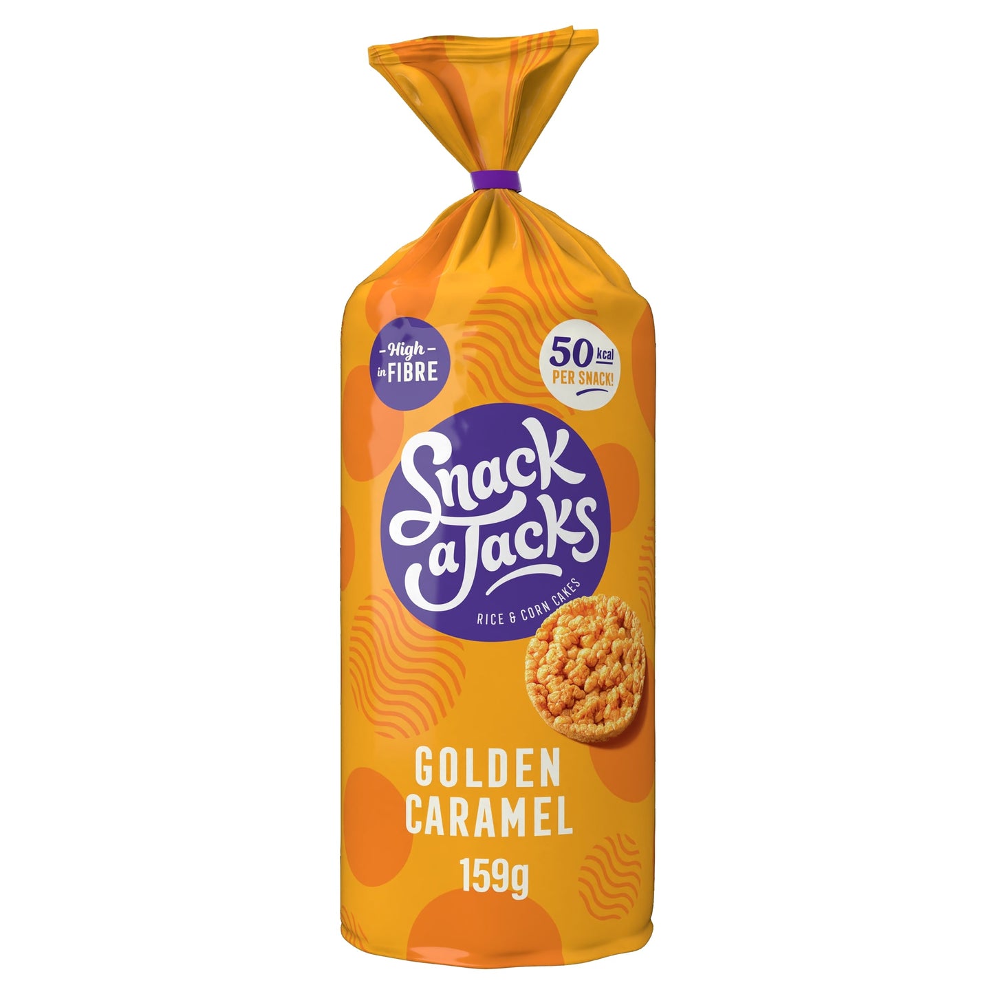 Snack a Jacks Caramel Jumbo Rice Cakes 159g — image 2