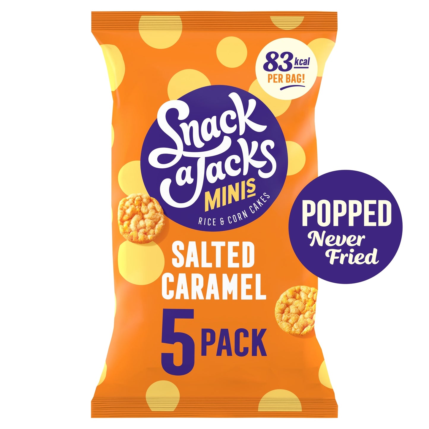 Snack a Jacks Minis Salted Caramel Corn Cakes 5x19g — image 4