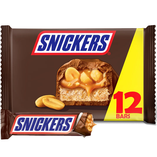 Snickers Milk Chocolate Bars 12 x 34.5g — image 1