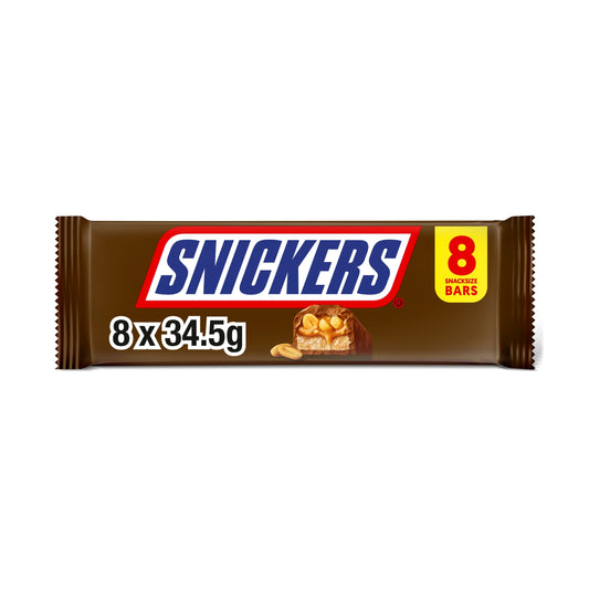 Snickers Milk Chocolate Bars 8 x 34.5g — image 1