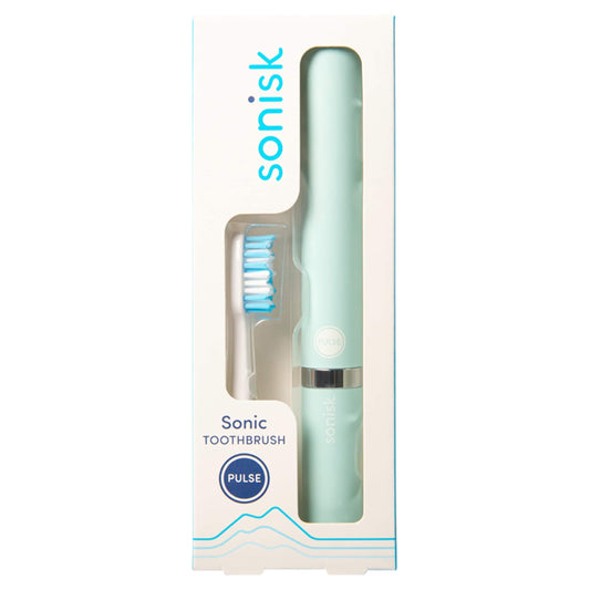 Sonisk Pulse Battery Powered Travel Toothbrush - Teal — image 1