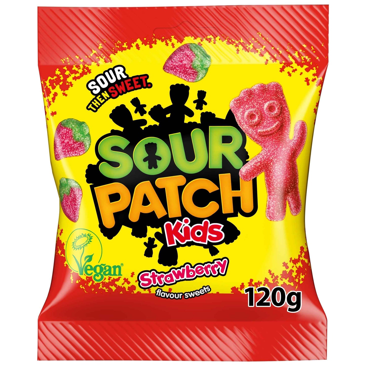 SOUR PATCH Kids Strawberry Flavour Sweets 120g