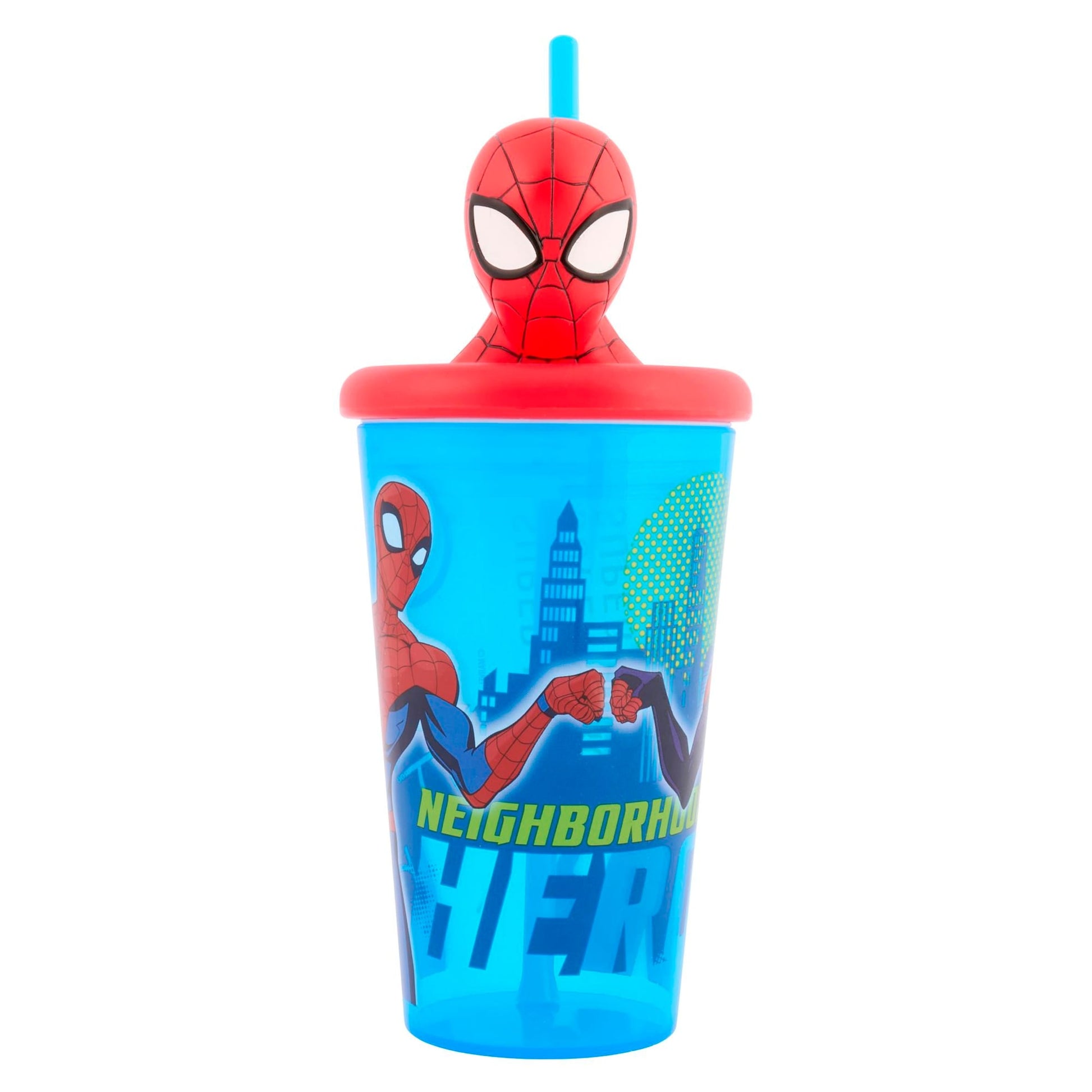 Spider-Man 3D Head Water Bottle Tumbler 444ml — image 1