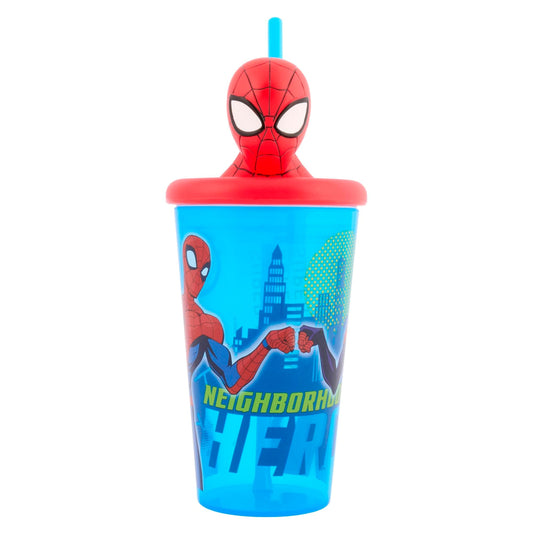 Spider-Man 3D Head Water Bottle Tumbler 444ml — image 1