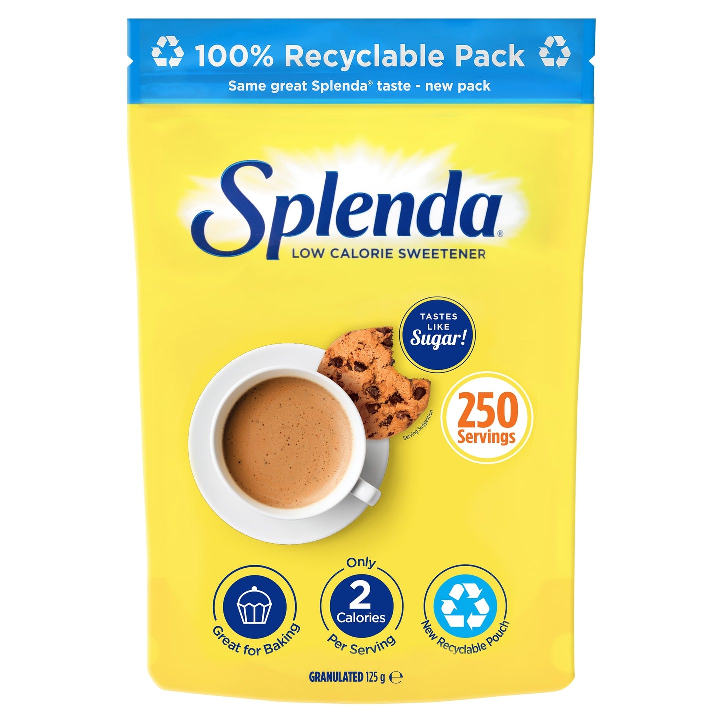 Splenda Low Calorie Sweetener Granulated 125G — image 1