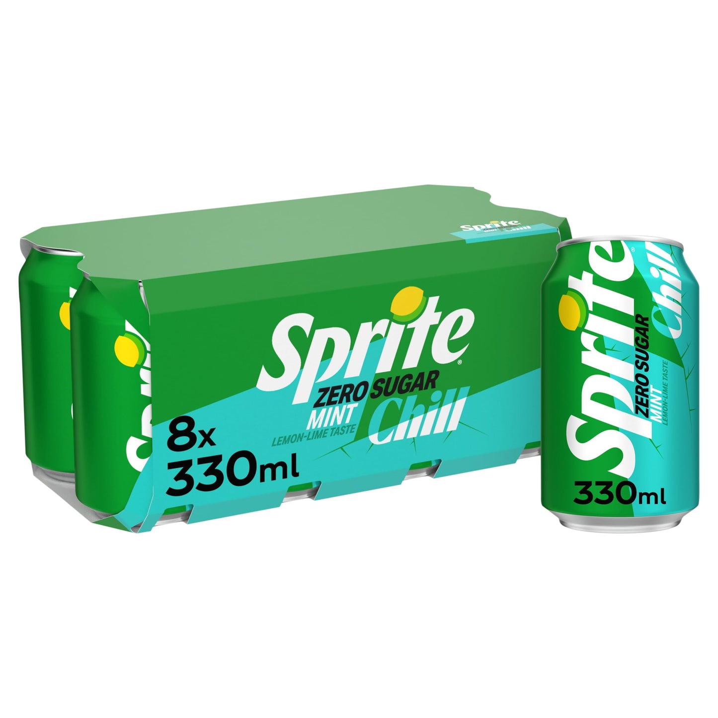 SPRITE Zero Sugar Mint Lemon-Lime chill 8x330ml — image 1