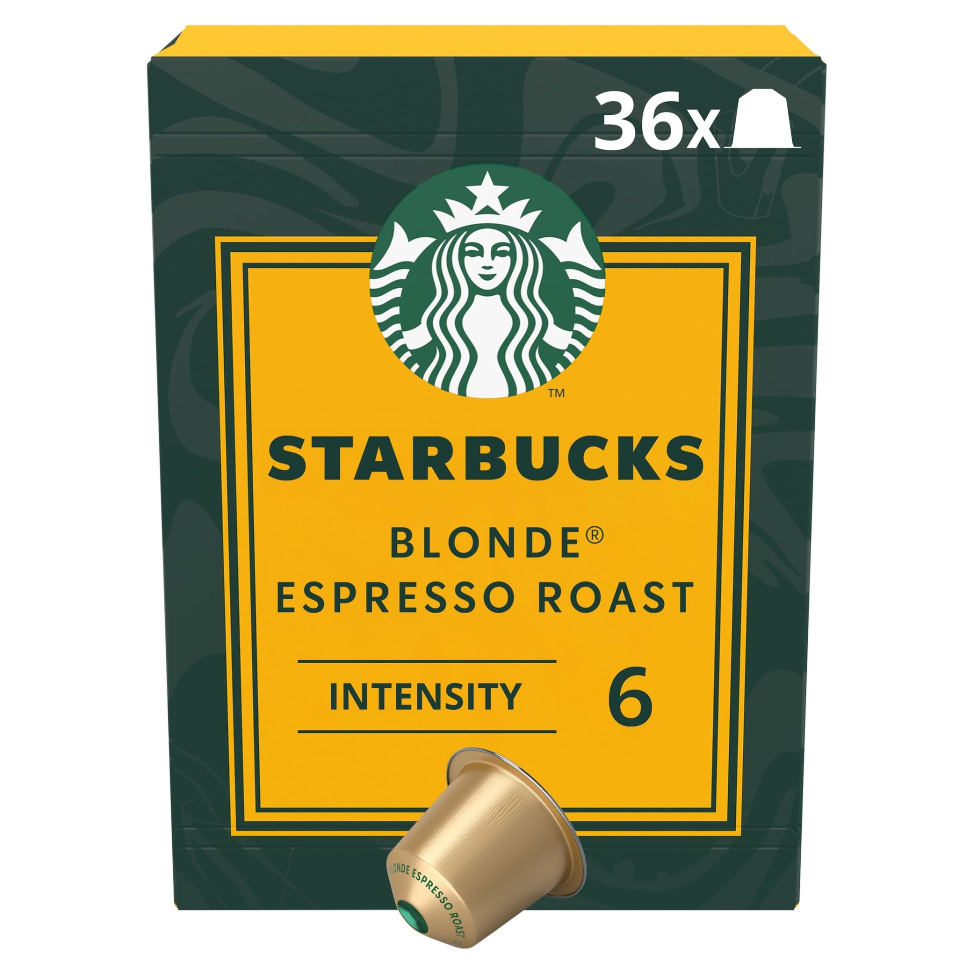 Starbucks Blonde Espresso Roast Coffee Pods x36 188g — image 1