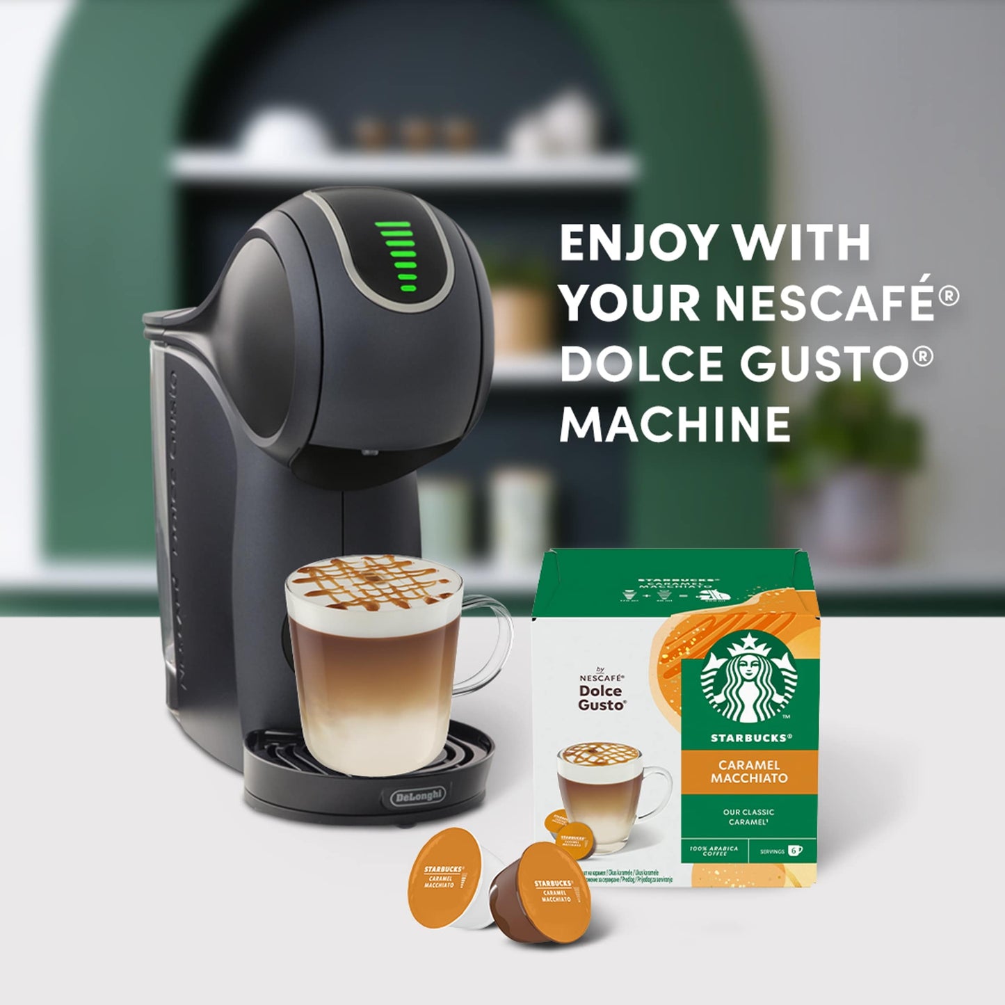 Starbucks by Nescafe Dolce Gusto Caramel Macchiato Coffee Pods x12 127.8g — image 2