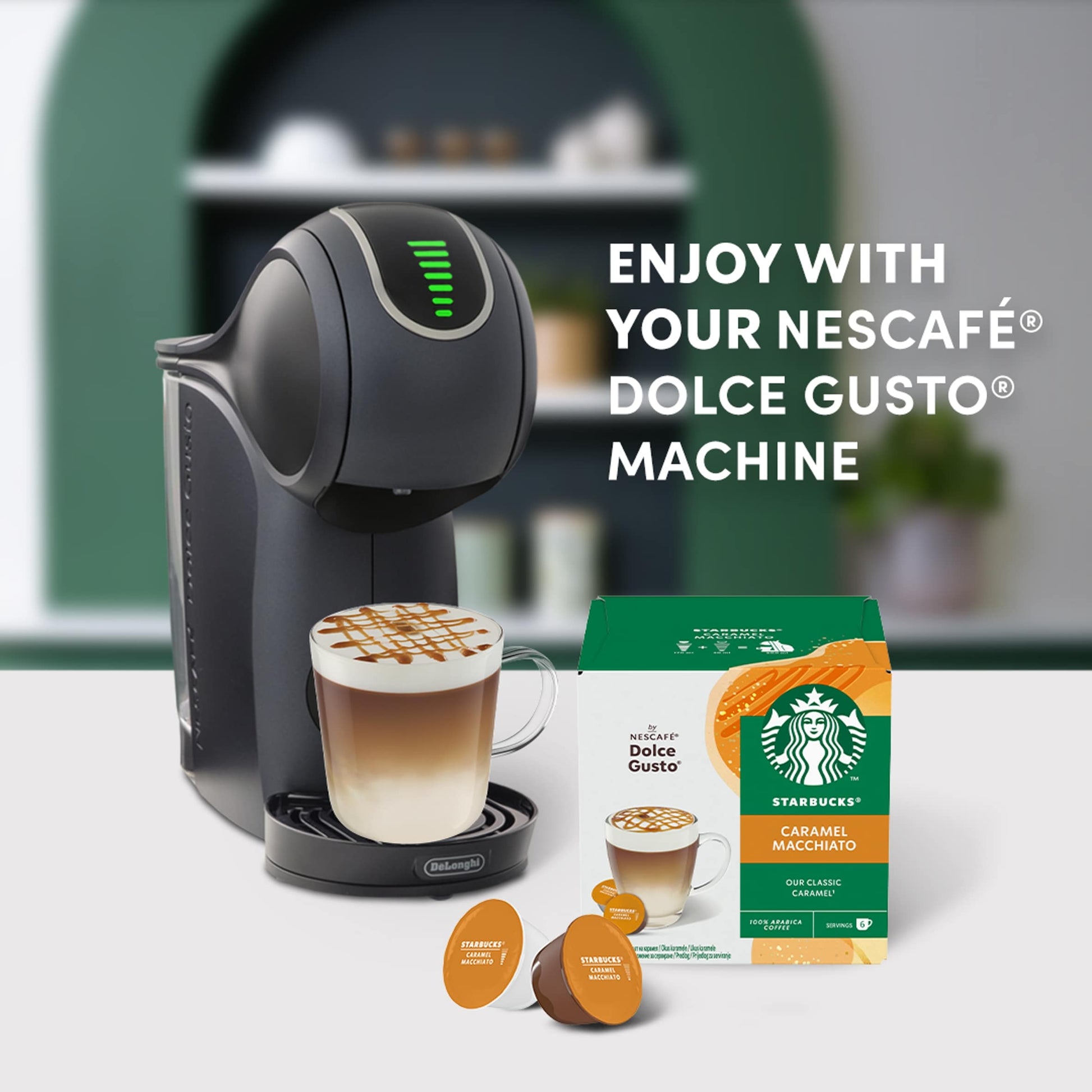 Starbucks by Nescafe Dolce Gusto Caramel Macchiato Coffee Pods x12 127.8g — image 2