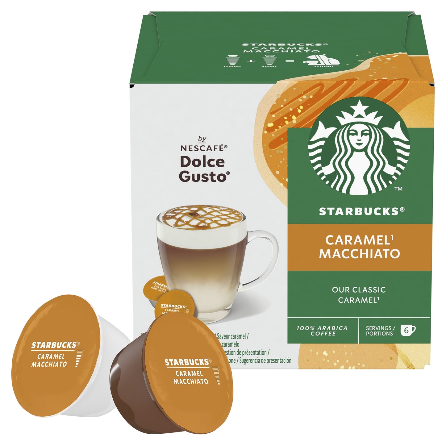 Starbucks by Nescafe Dolce Gusto Caramel Macchiato Coffee Pods x12 127.8g — image 5