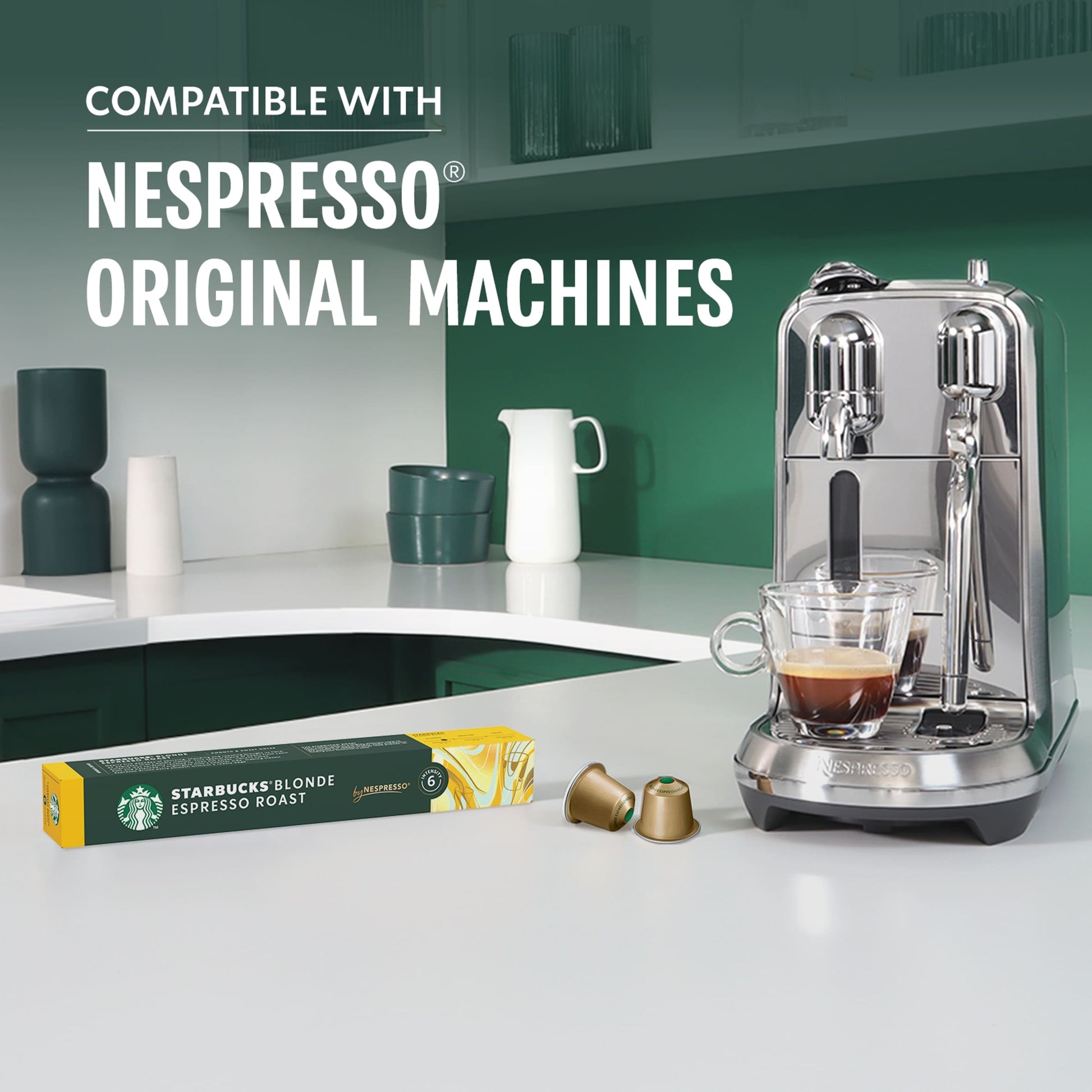 Starbucks by Nespresso Blonde Espresso Roast Coffee Pods x10 53g — image 4