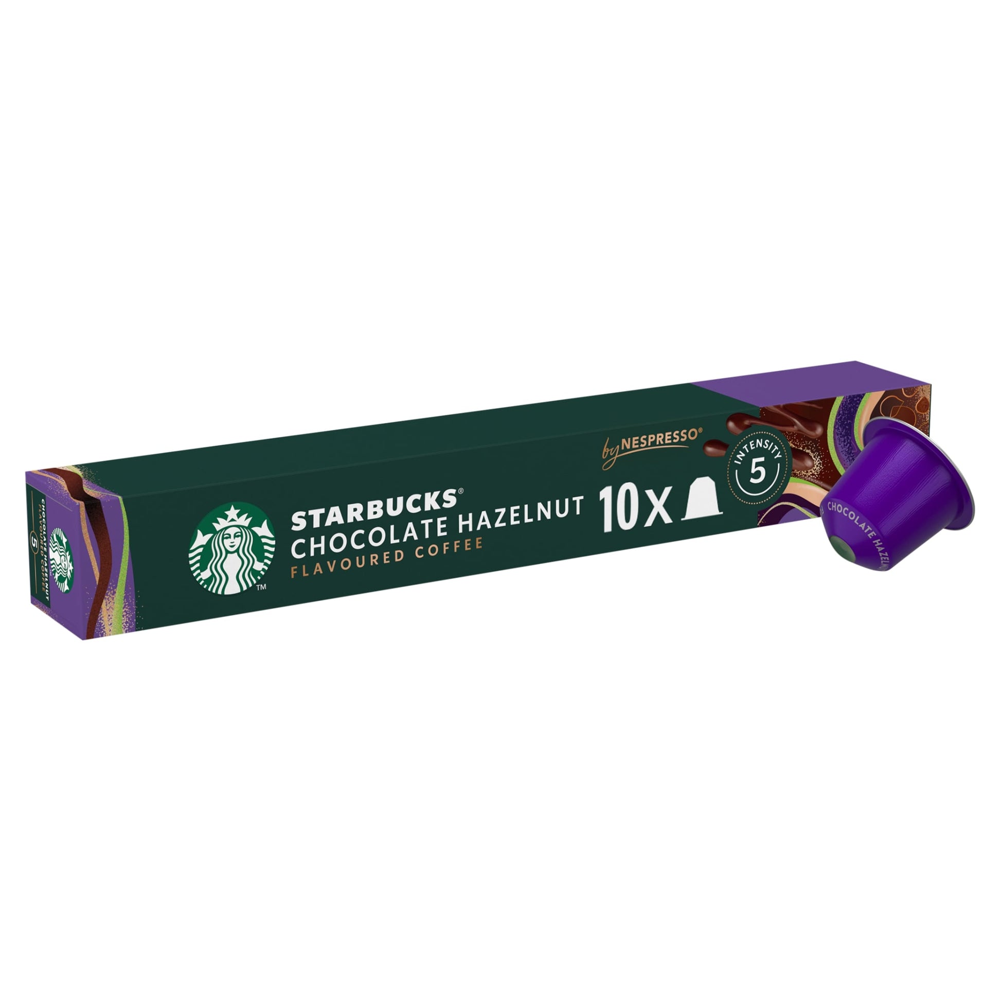 Starbucks by Nespresso Chocolate Hazelnut Coffee 10 Capsules 51G — image 1